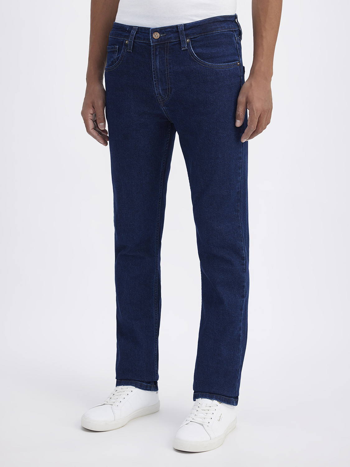 Image of Pepe Jeans Straight Fit Men Blue Jeans