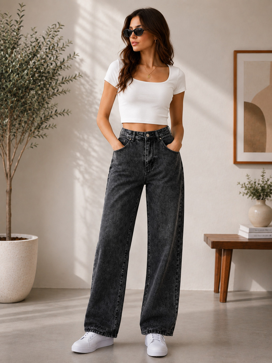 Image of KOTTY Regular Women Black Jeans