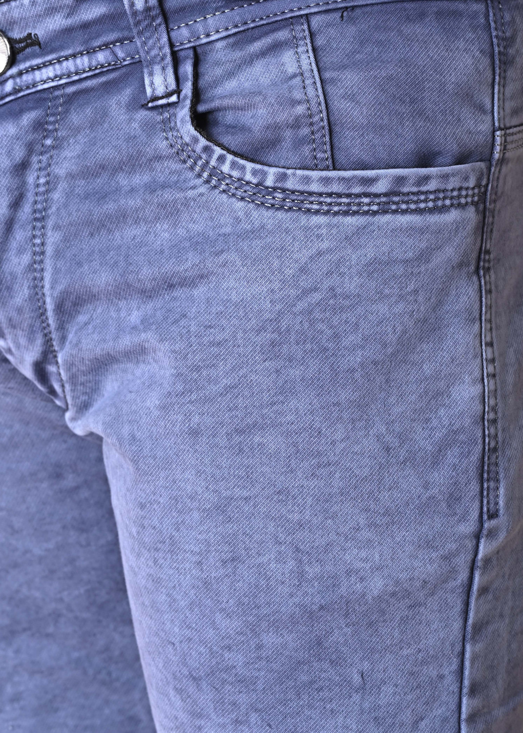 Image of Rivvo Slim Men Blue Jeans