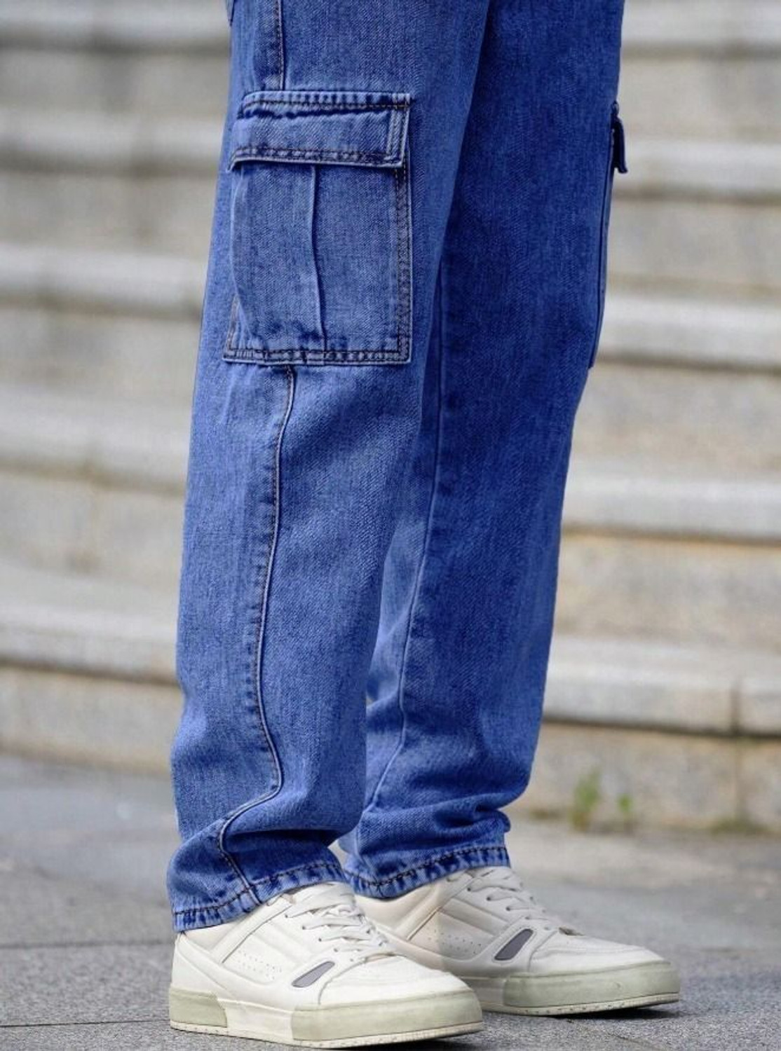 Image of NIFFAR FASHION Loose Fit Men Blue Jeans