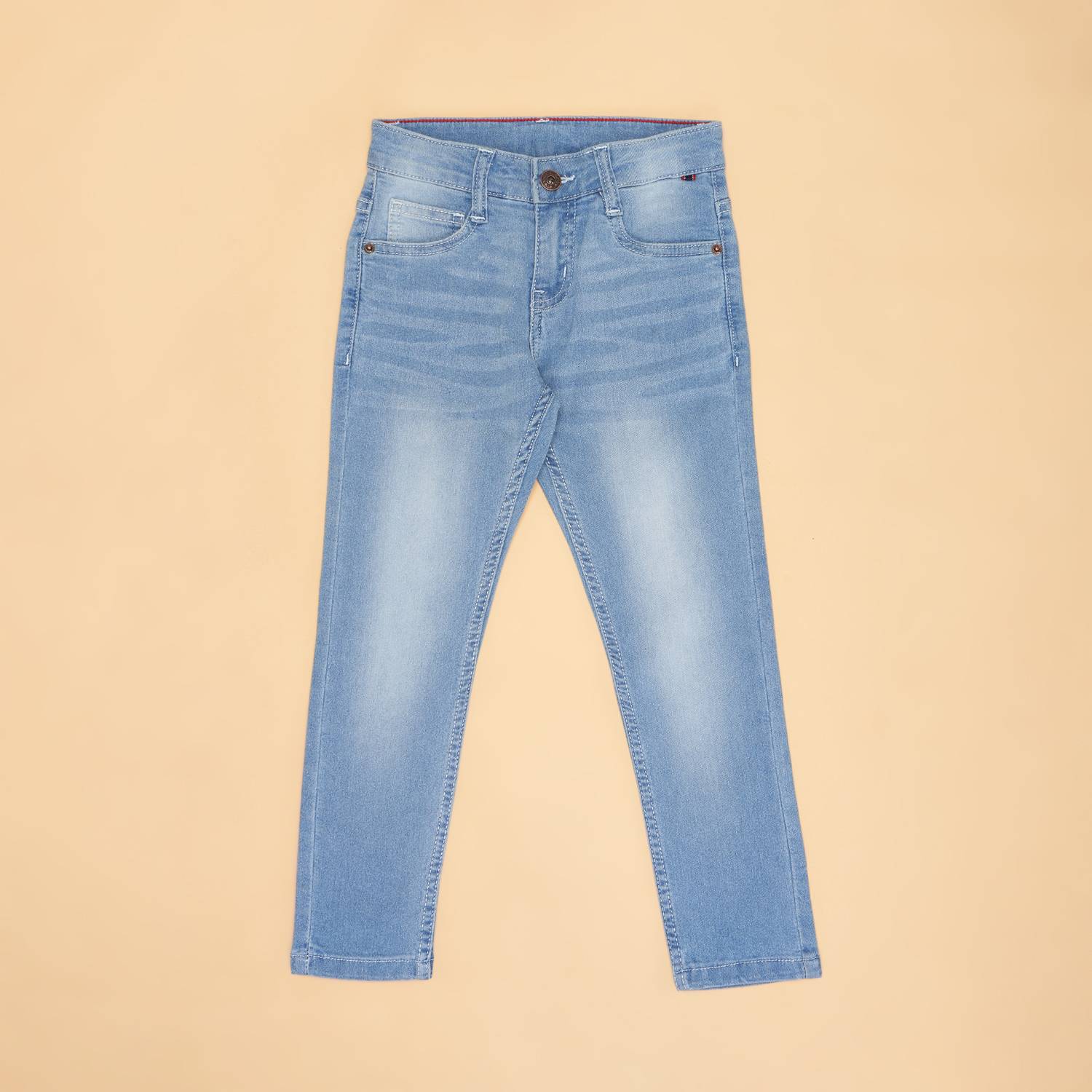 Pantaloons Junior Boys Regular Light Blue Jeans - Image 3