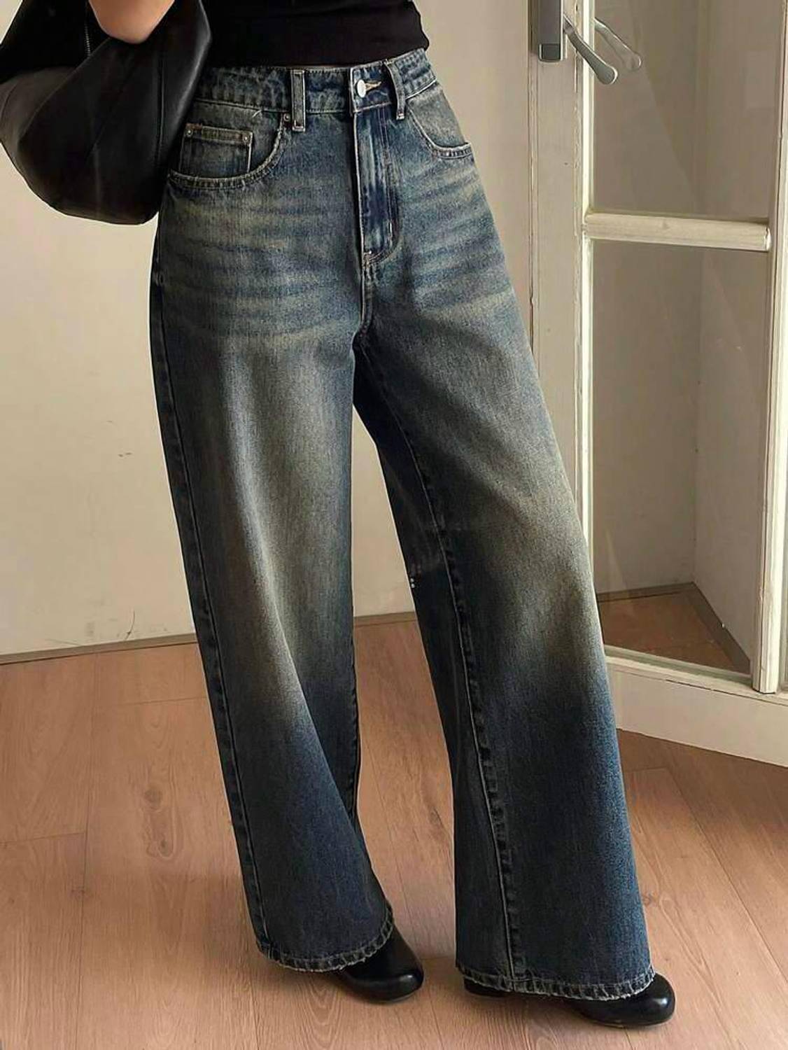 HUNTER & HAYES Loose Fit Women Blue Jeans - Image 4