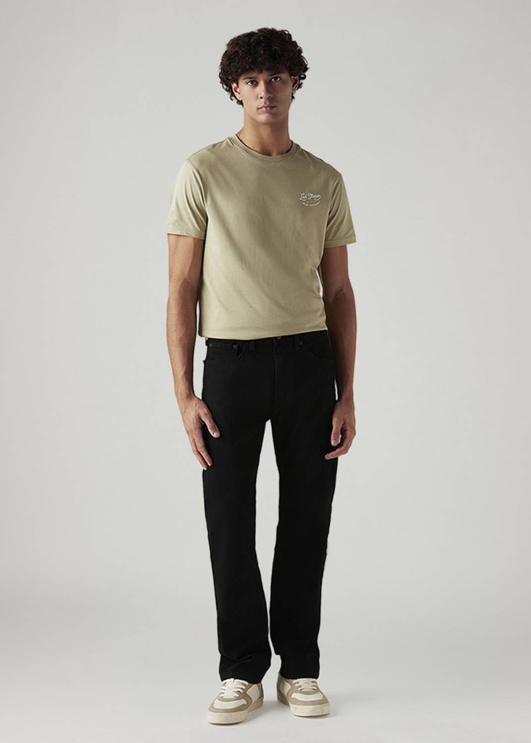 Levi's Straight Fit Men Black Jeans - Image 4