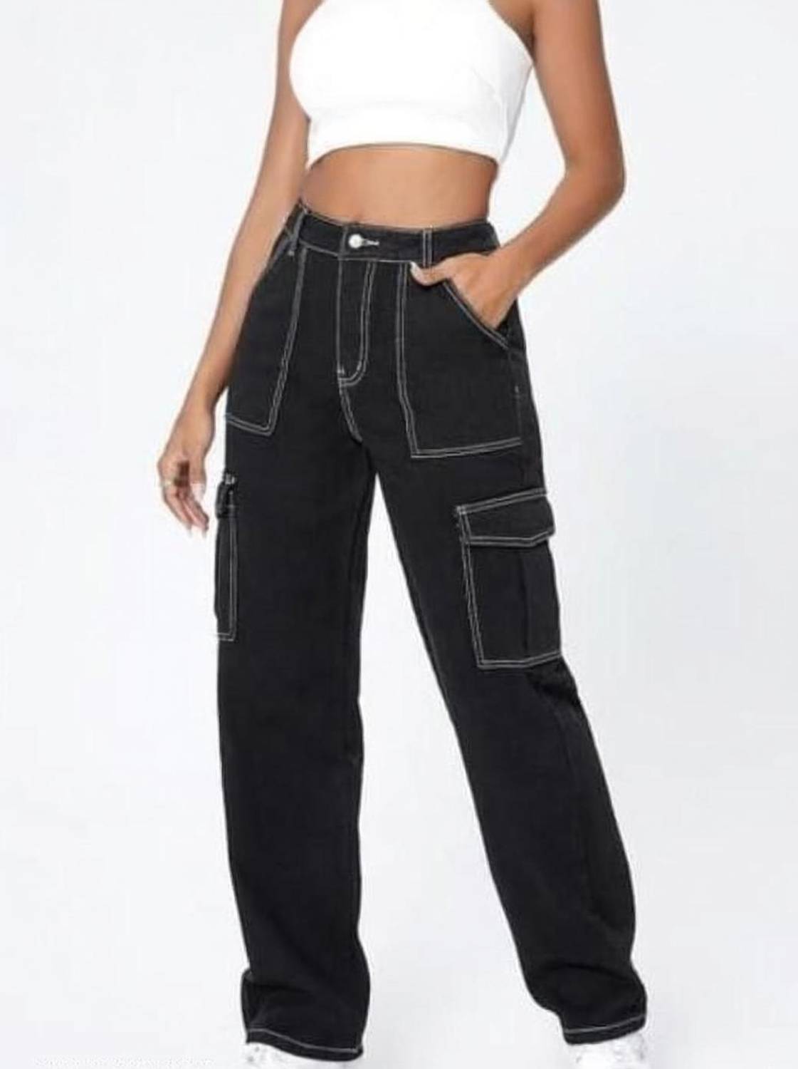 Shrutika Loose Fit Women Black Jeans