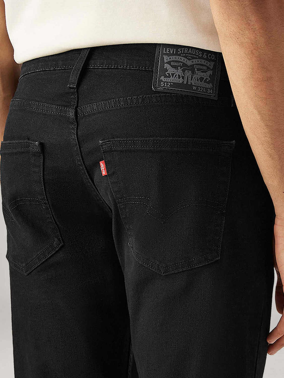Image of LEVI'S Tapered Fit Men Black Jeans