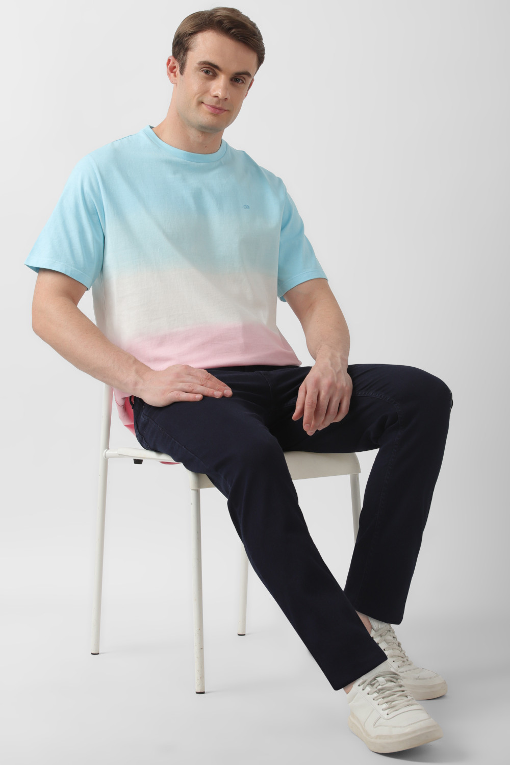 Image of PETER ENGLAND Tapered Fit Men Dark Blue Jeans