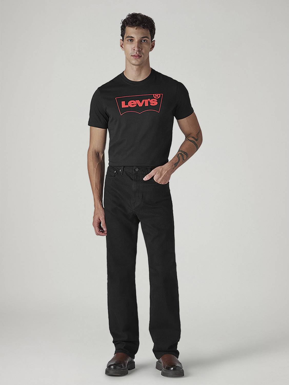 LEVI'S Loose Fit Men Black Jeans - Image 5