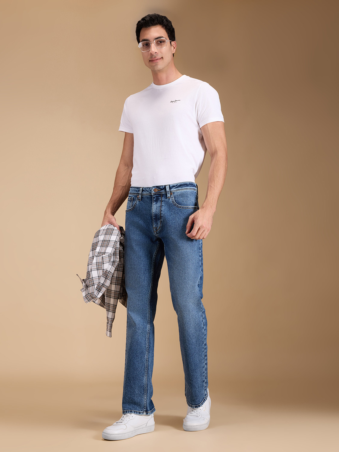 Image of Pepe Jeans Boot-Leg Men Blue Jeans
