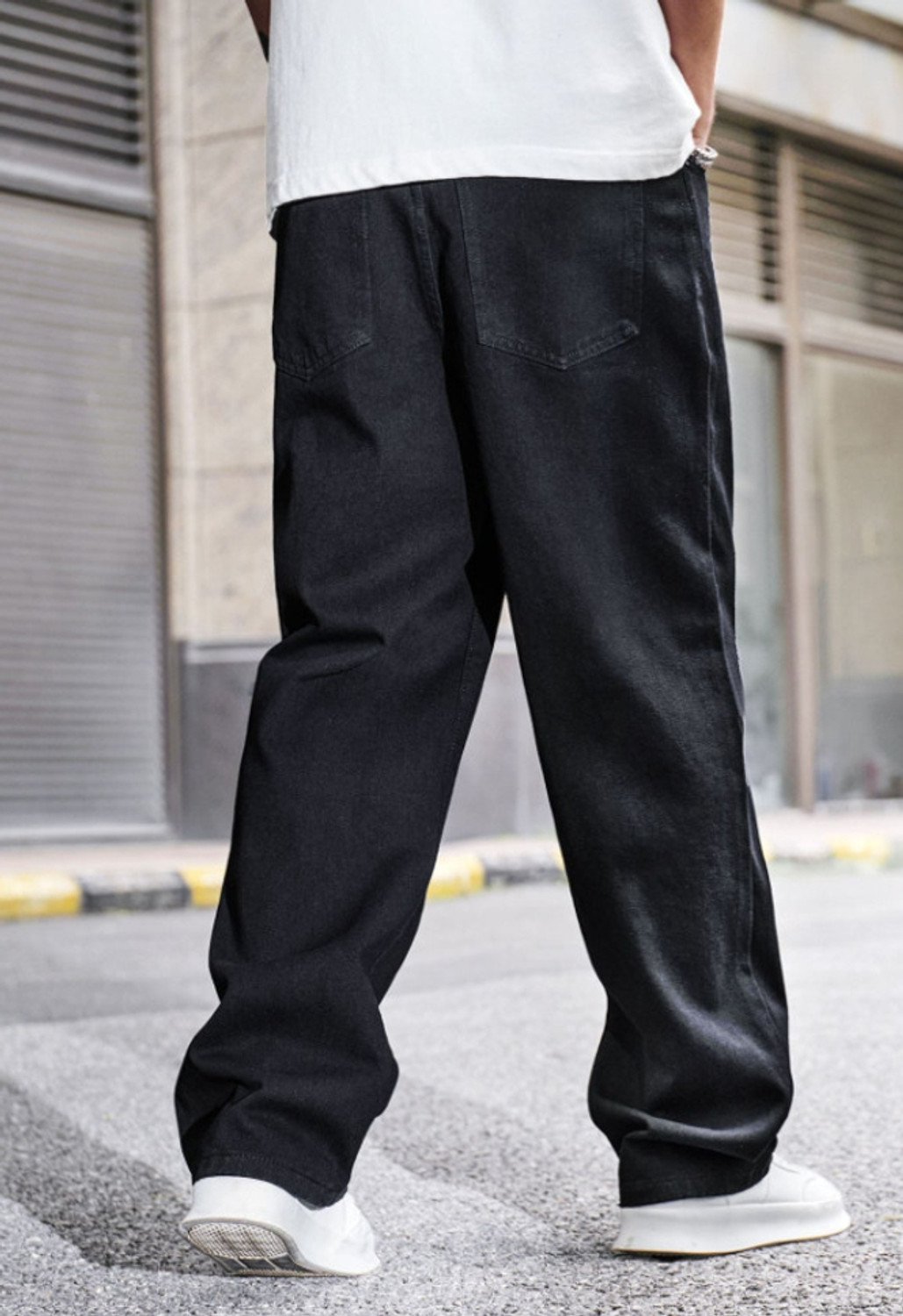 Image of KGN ENTERPRISES Relaxed Fit Men Black Jeans