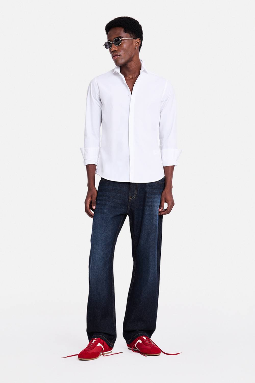 Snitch Men Dark Blue Jeans Straight Fit - Image 5