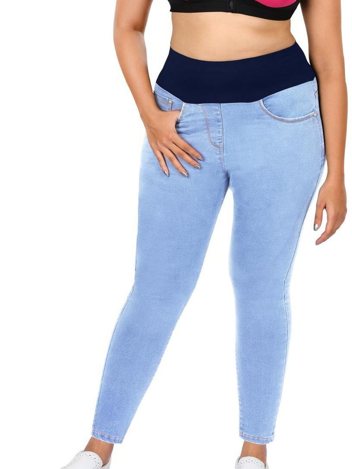 Image of dermawear Skinny Women Blue Jeans