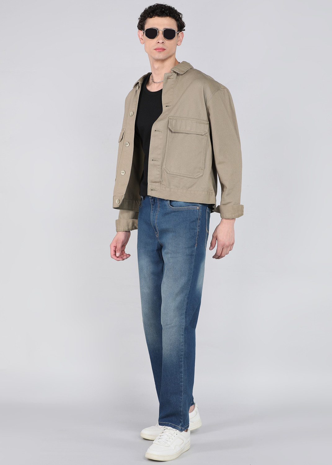Image of Roadster Regular Men Blue Jeans