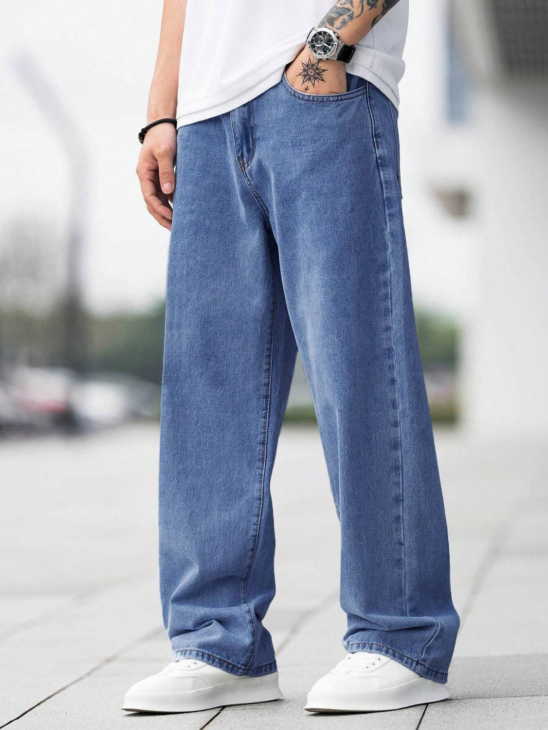 Image of R.Code by The Roadster Life Co. Regular Men Blue Jeans