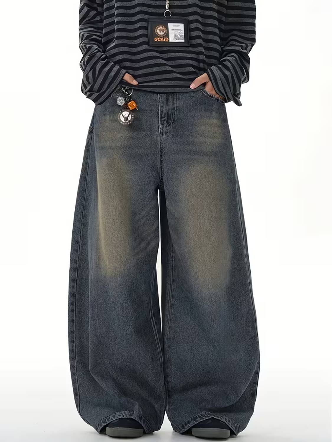 Sky Collection Loose Fit Men Blue Jeans - Image 5