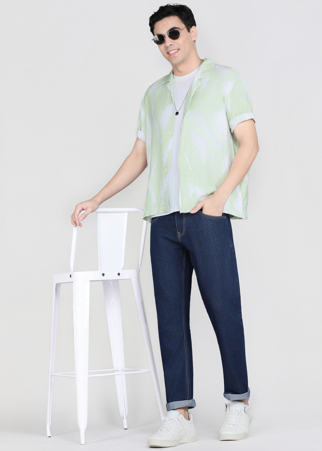 Image of WROGN Slim Men Blue Jeans