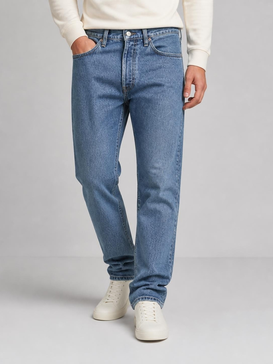 Image of LEVI'S Men Loose Fit Mid Rise Blue Jeans