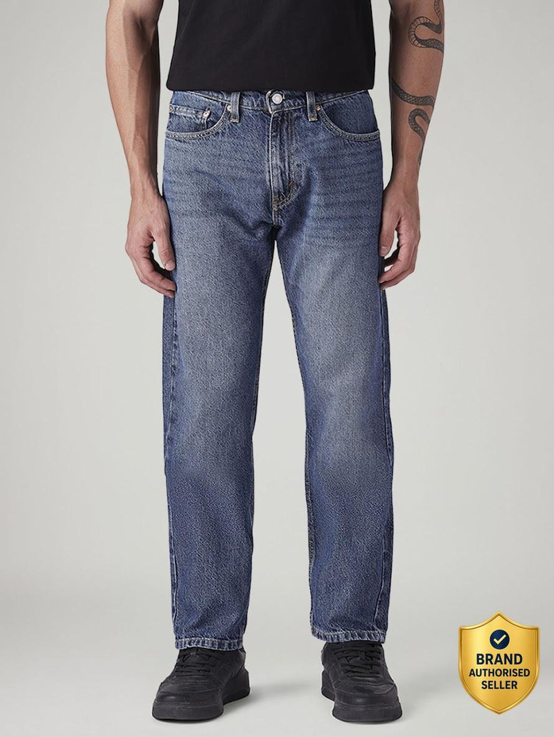 Image of LEVI'S Straight Fit Men Blue Jeans