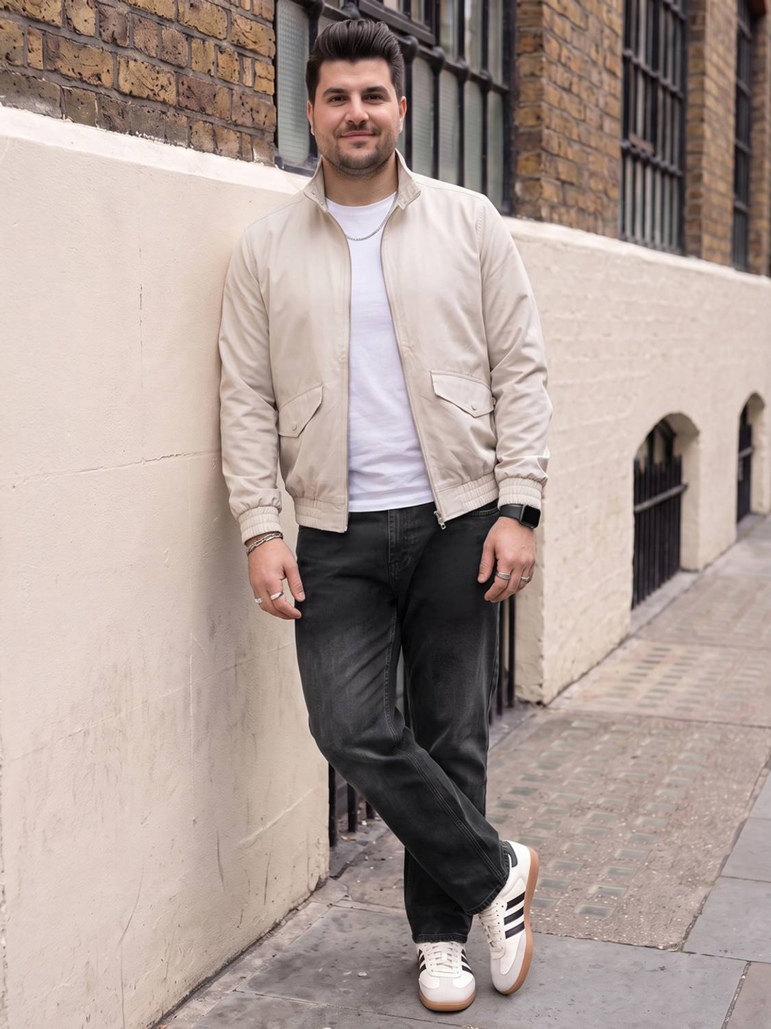 Urbano Plus Relaxed Fit Men Black Jeans - Image 4