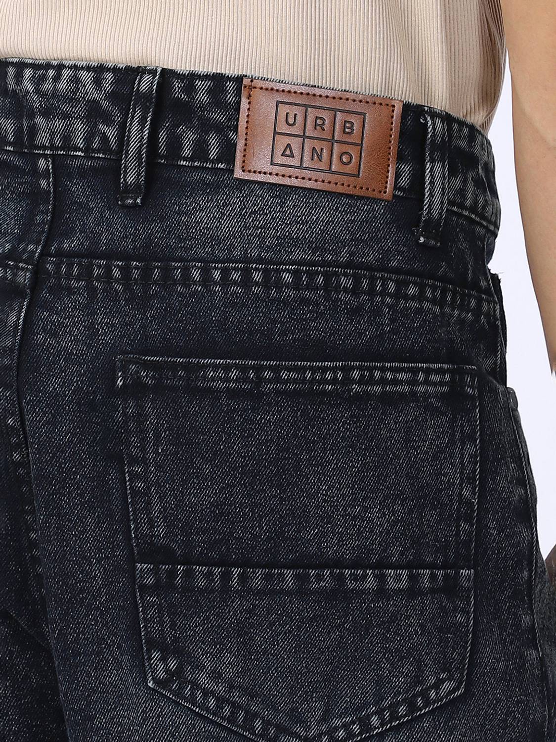 Urbano Fashion Loose Fit Men Black Jeans - Image 5
