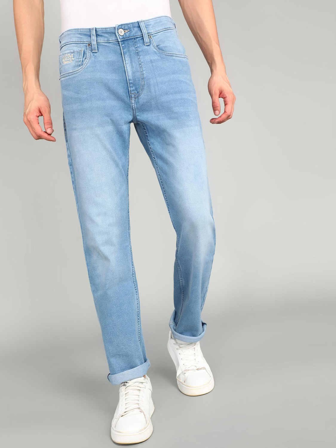 Image of U.S. POLO ASSN. Slim Men Blue Jeans