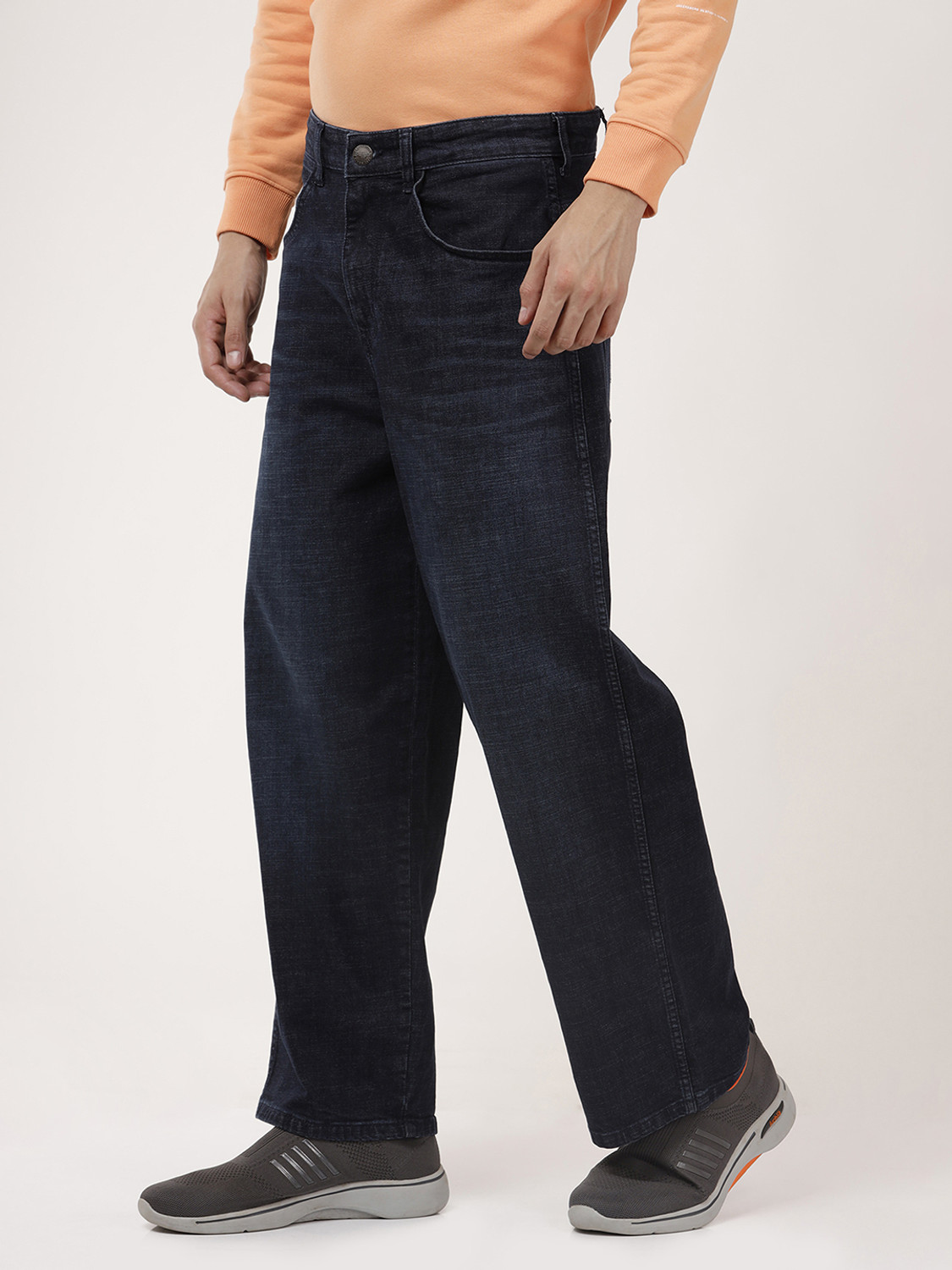 Image of Wrangler Loose Fit Men Blue Jeans