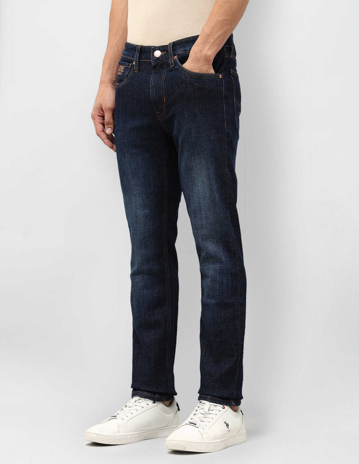 Image of U.S. Polo Assn. Denim Co. Skinny Men Blue Jeans