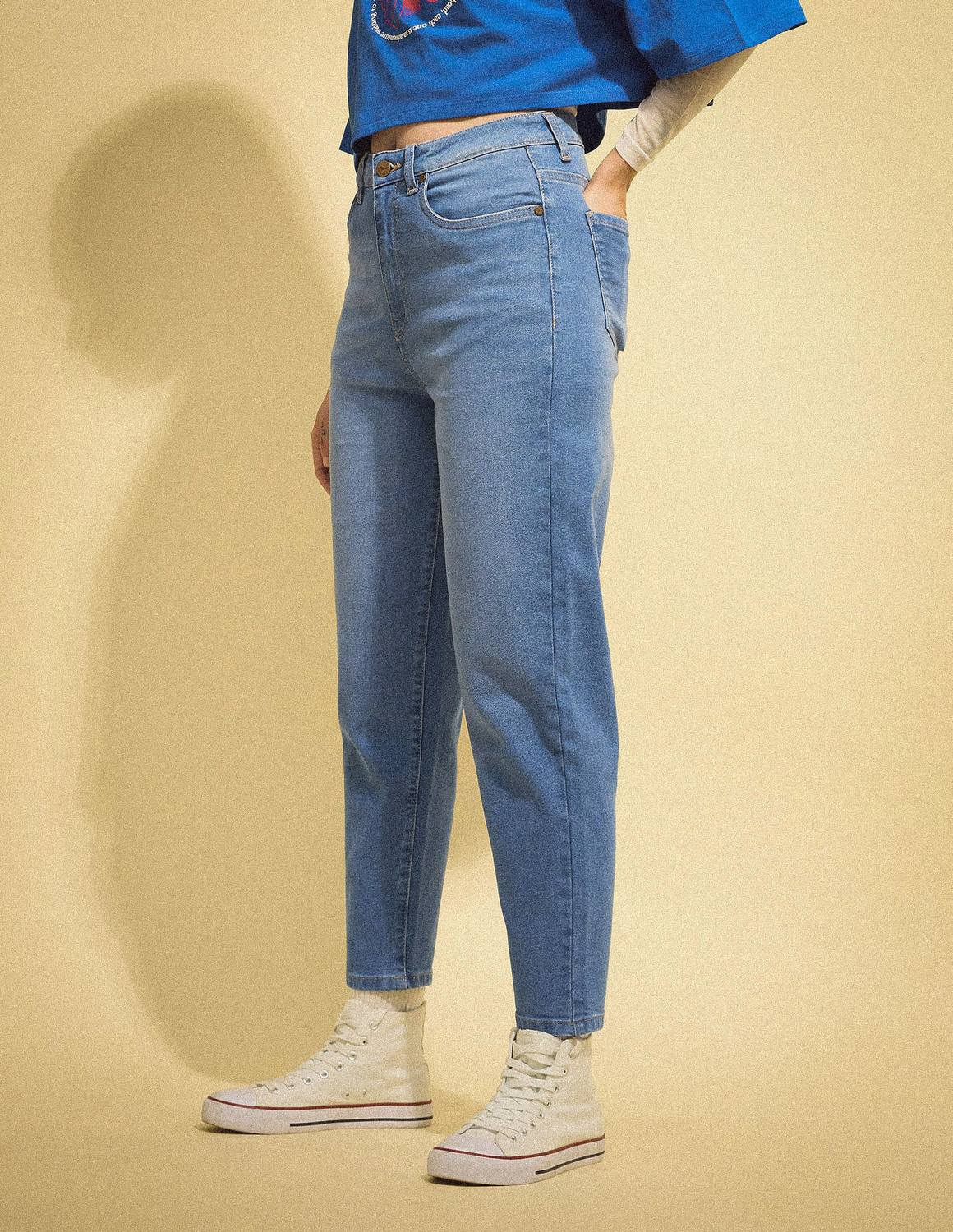 Image of FLYING MACHINE Slim Women Blue Jeans