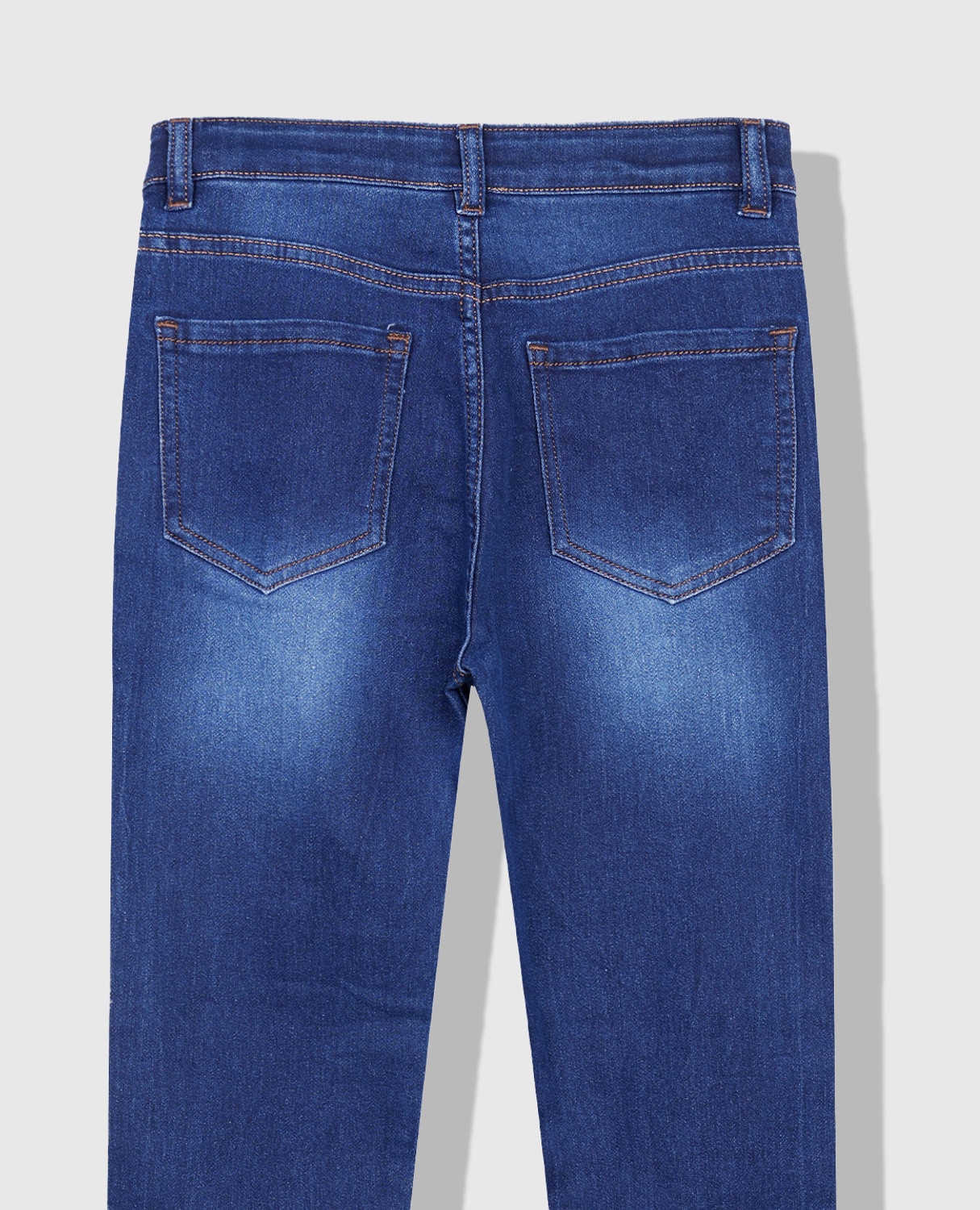 Image of Purple United Kids Boys Regular Mid Rise Blue Jeans