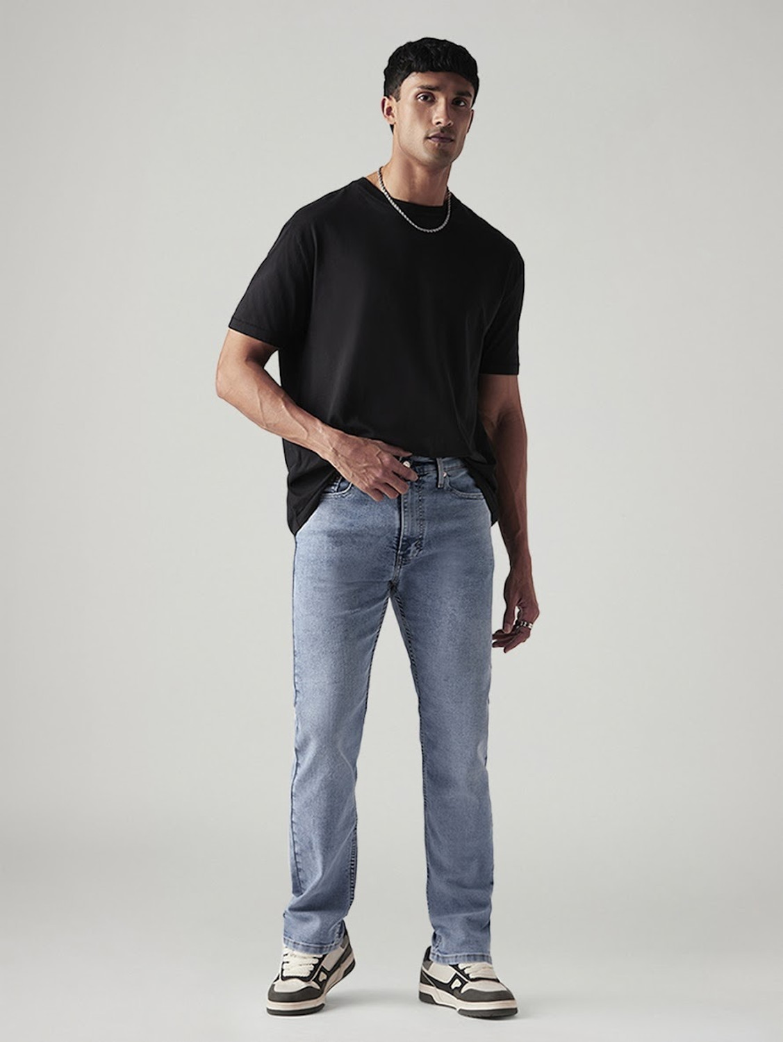 Image of LEVI'S Straight Fit Men Light Blue Jeans