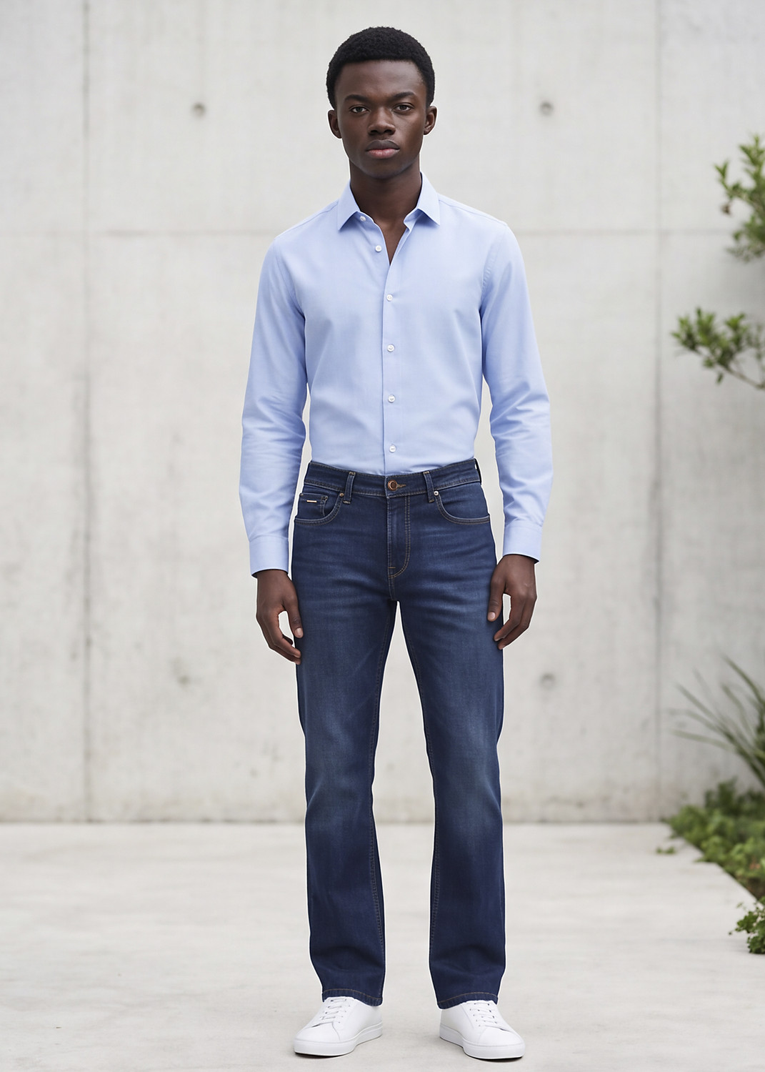 Image of KILLER Men Straight Fit Mid Rise Blue Jeans