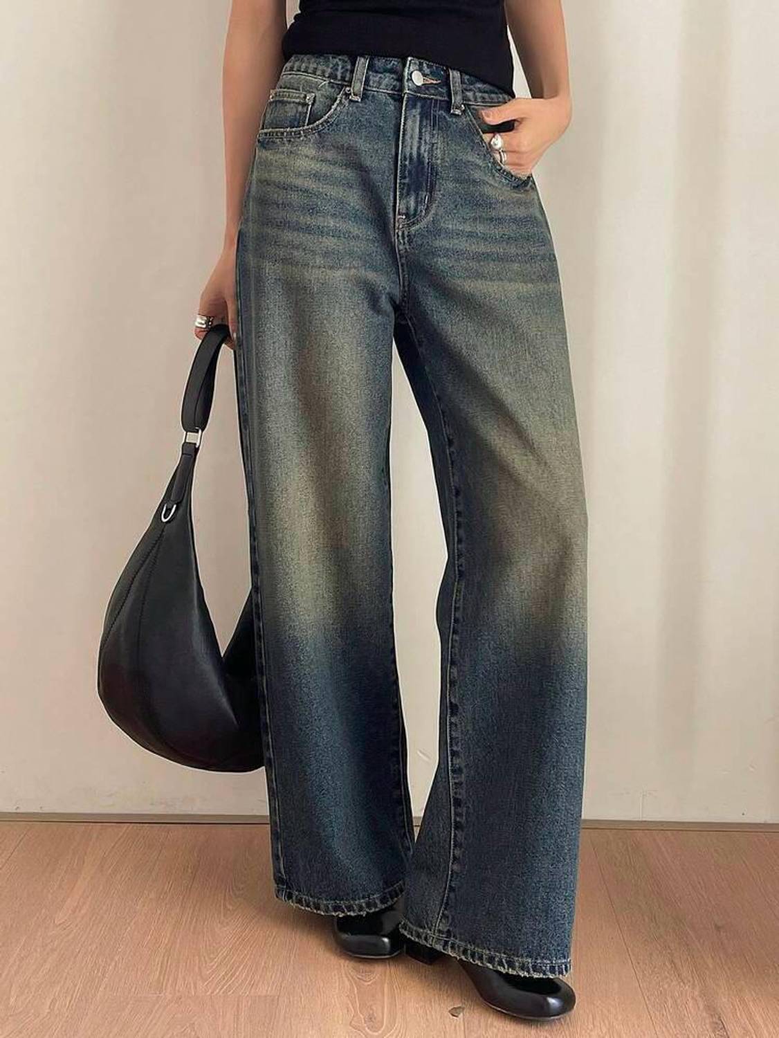 HUNTER & HAYES Loose Fit Women Blue Jeans - Image 5