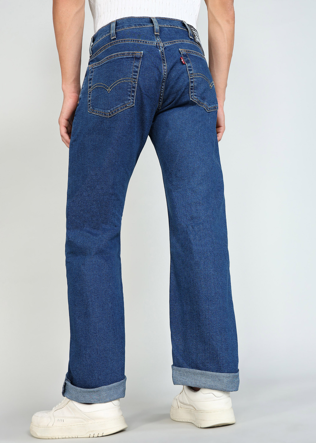 Image of LEVI'S Men Tapered Fit Mid Rise Blue Jeans