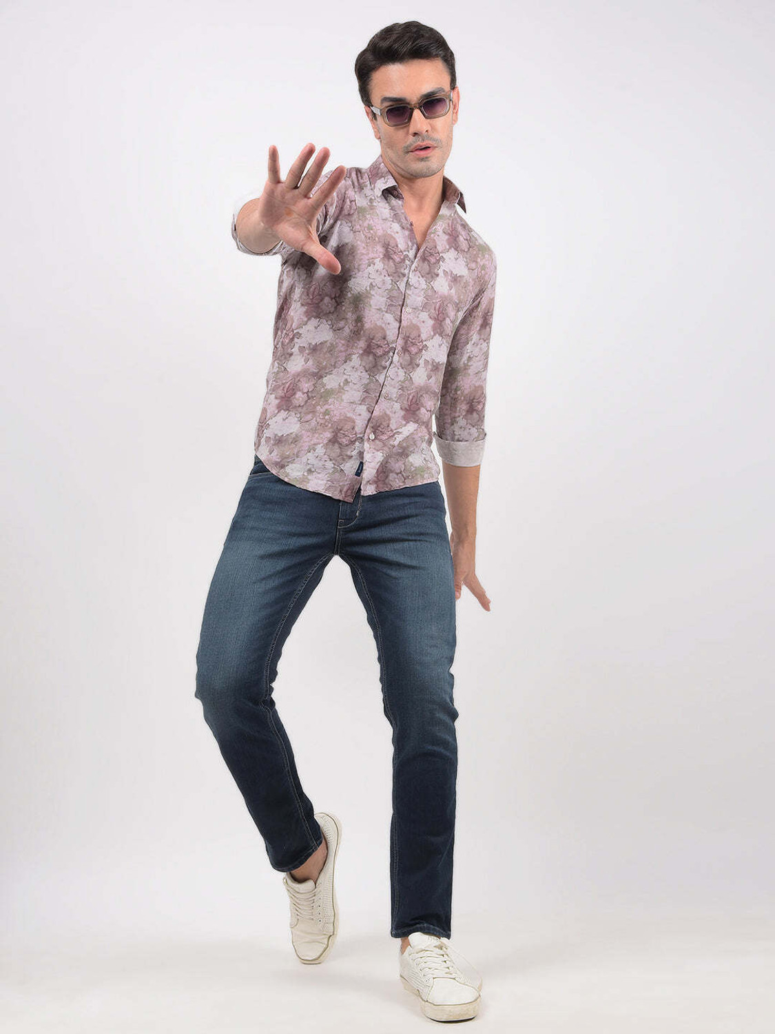 Image of NUMERO UNO Slim Men Dark Blue Jeans