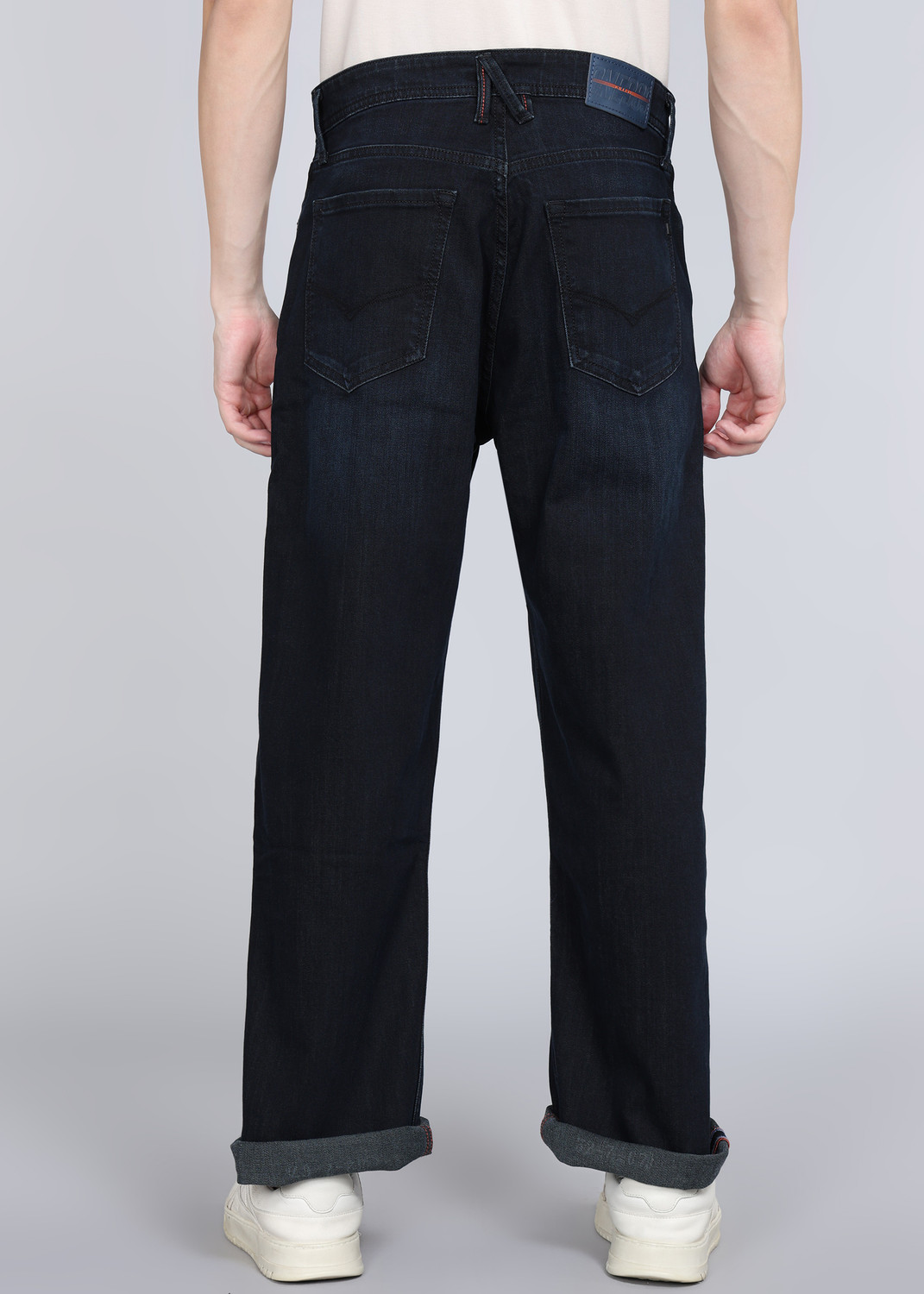 Image of KILLER Loose Fit Men Dark Blue Jeans