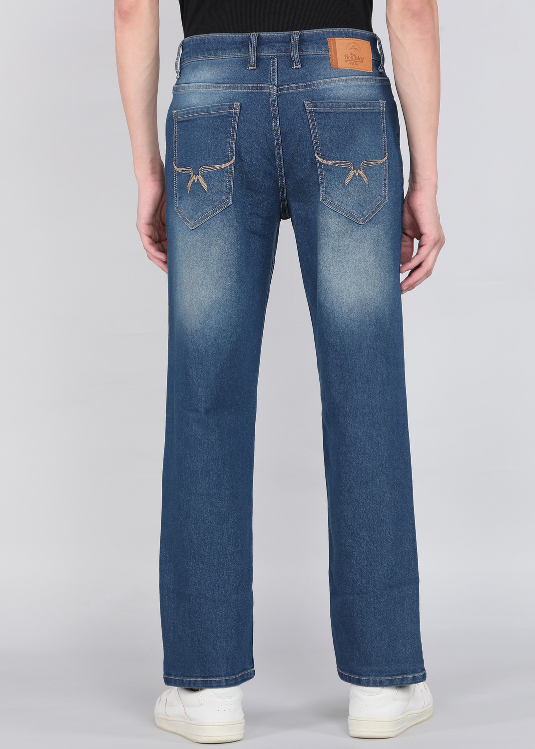 Image of Roadster Regular Men Blue Jeans