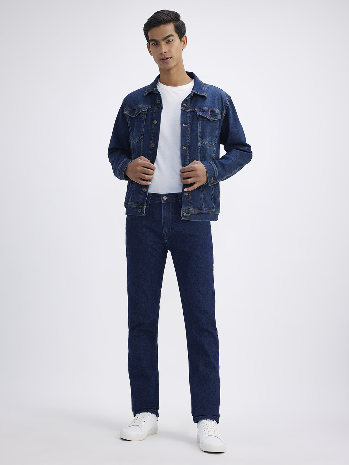 Image of Pepe Jeans Straight Fit Men Blue Jeans