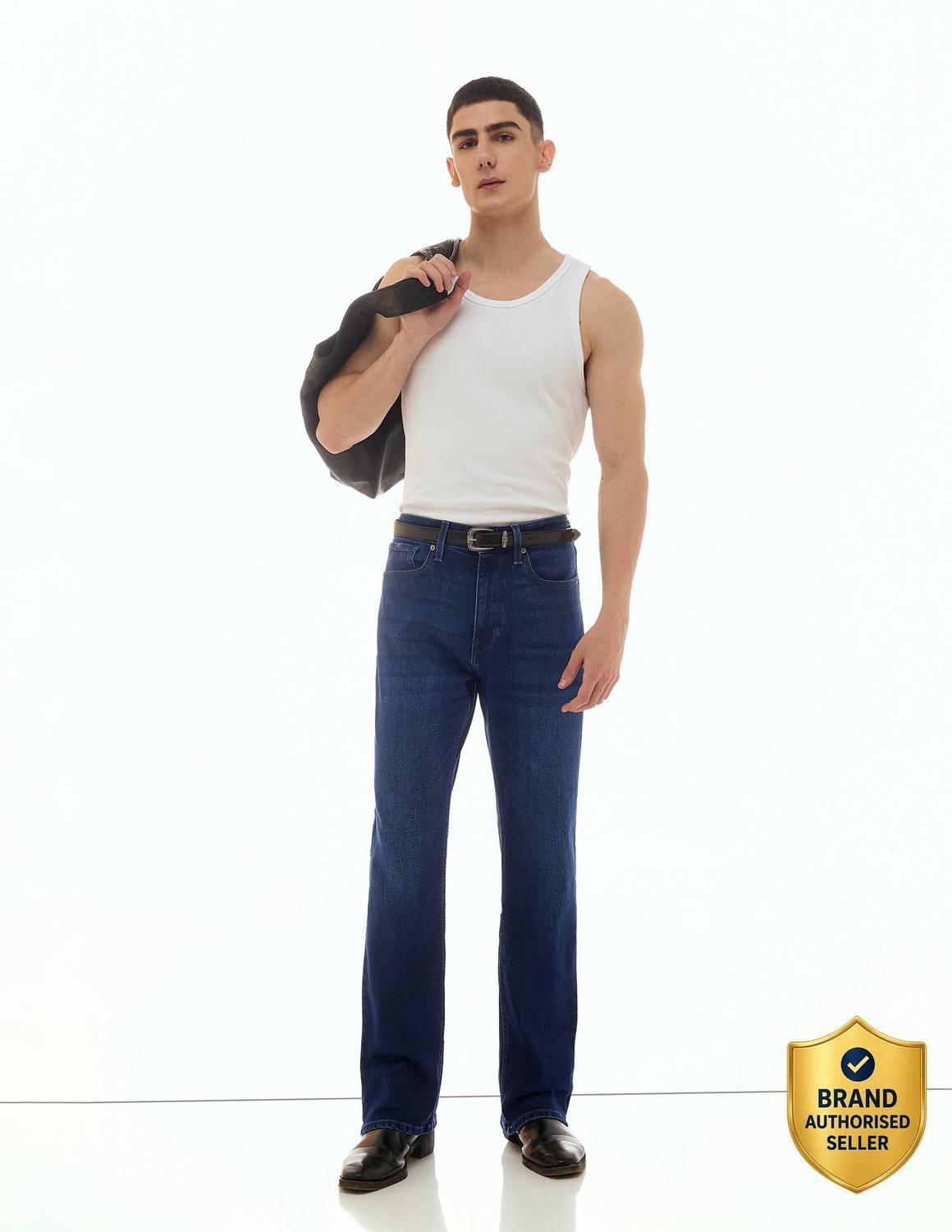 FLYING MACHINE Boot-Leg Men Blue Jeans