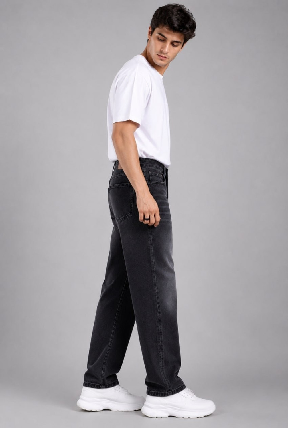 Image of DenSHAH Straight Fit Men Black Jeans