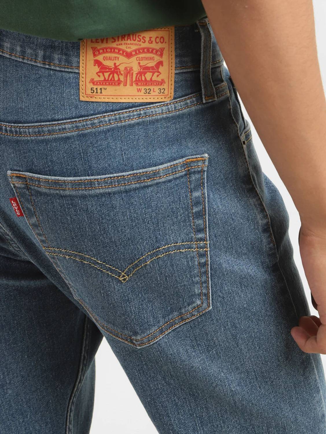 Levi's Slim Men Blue Jeans - Image 4