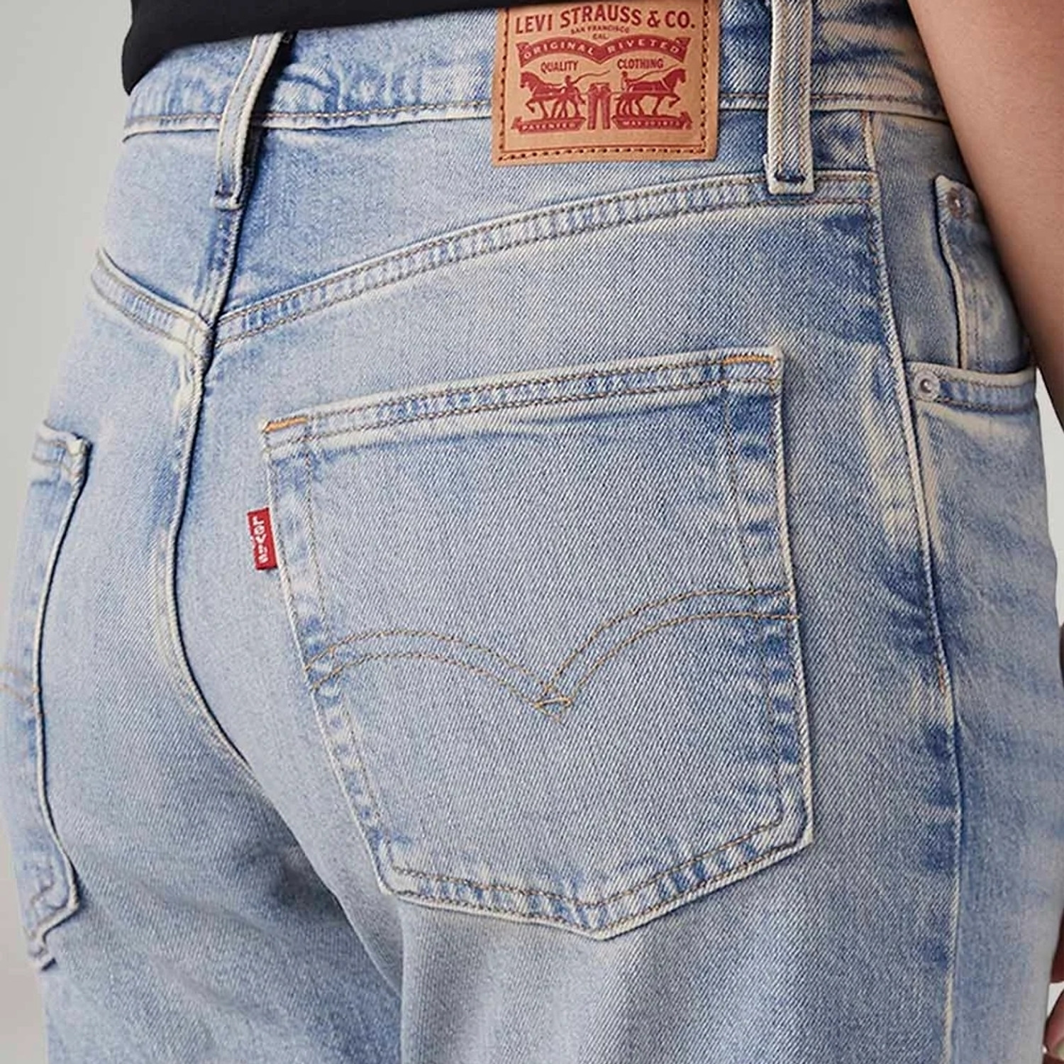 Image of LEVI'S Women Boot-Leg Mid Rise Light Blue Jeans