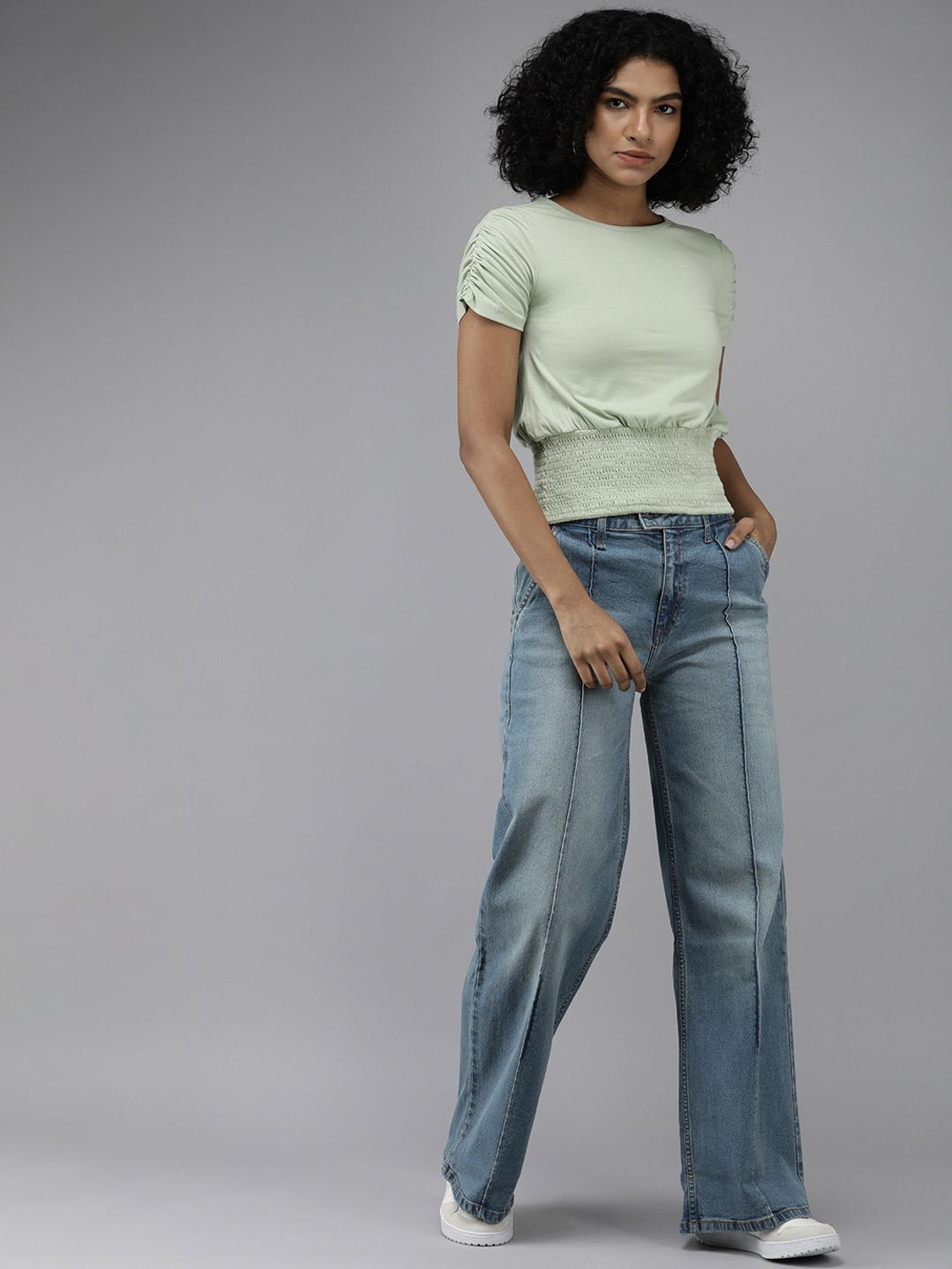 Image of Roadster Loose Fit Women Blue Jeans