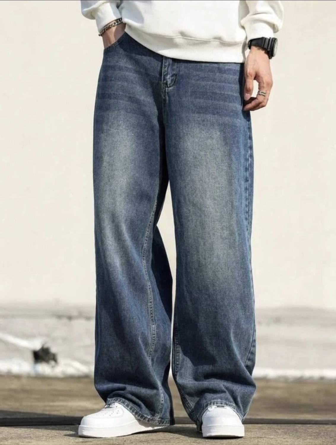 GoodDenim Baggy Fit Men Blue Jeans