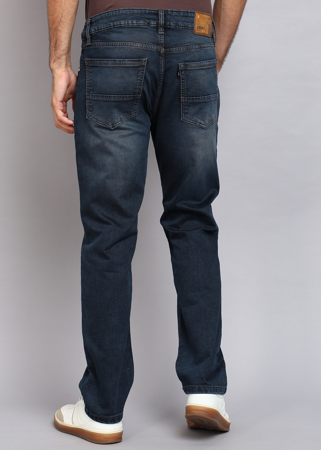 Image of SPARKY Slim Men Dark Blue Jeans