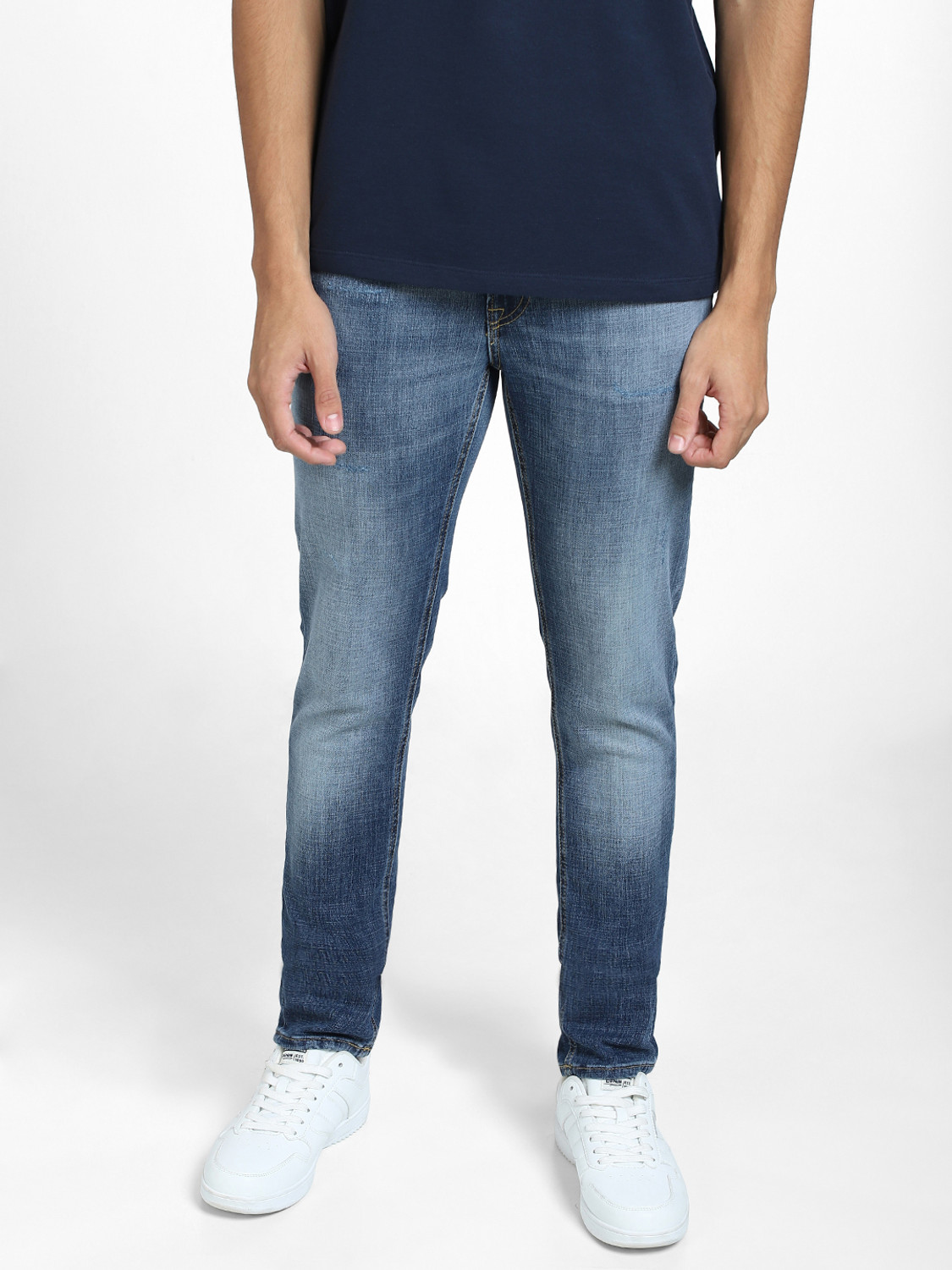 Image of JACK & JONES Skinny Men Blue Jeans