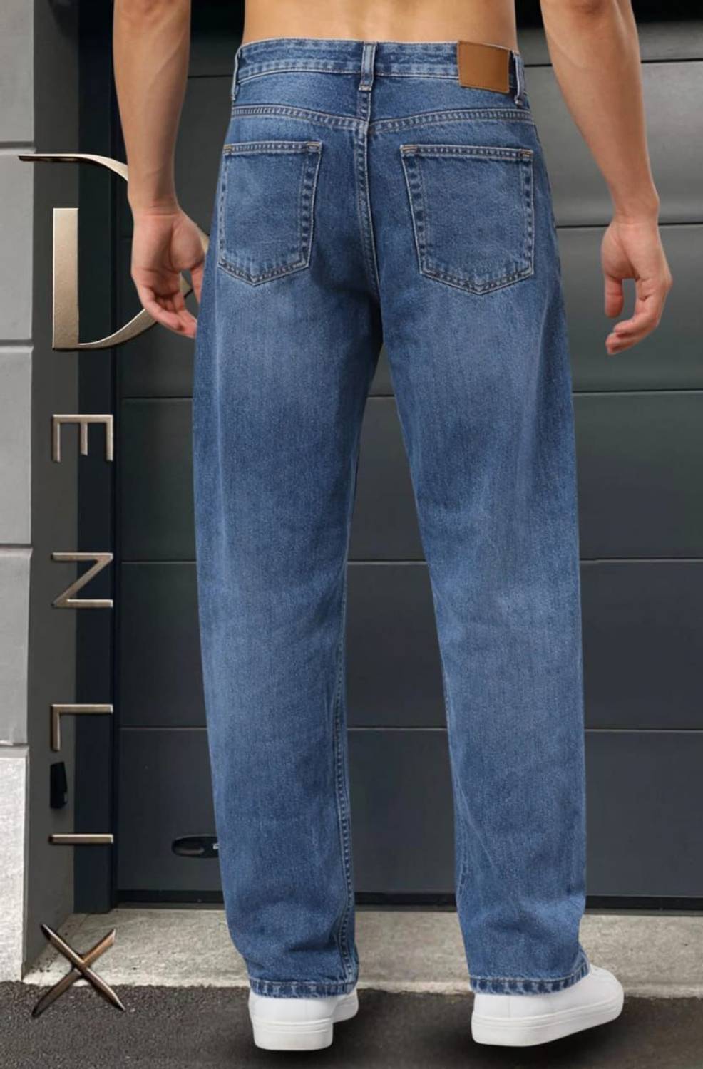 DENLIX Straight Fit Men Blue Jeans - Image 2