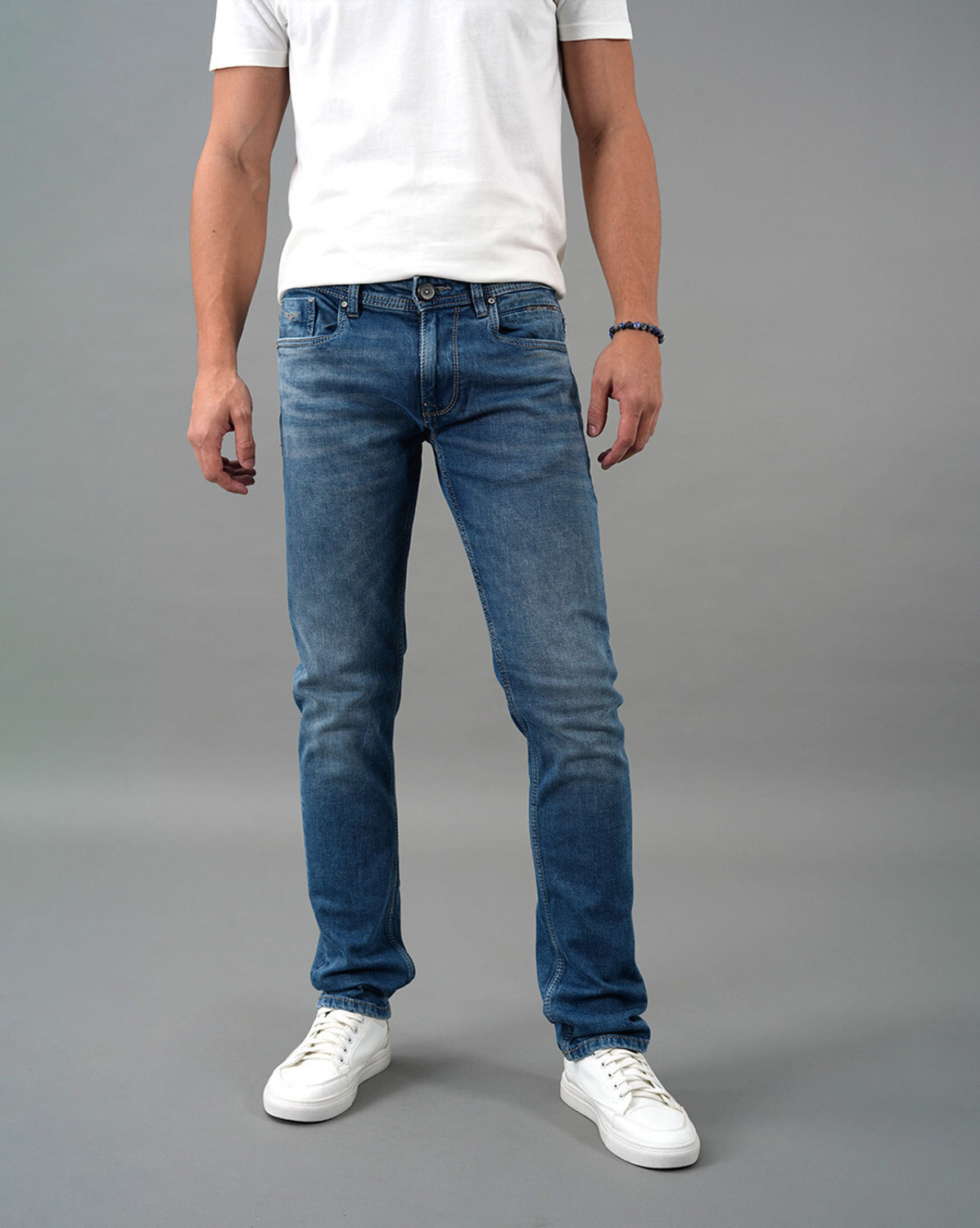 Image of ROOKIES Slim Men Blue Jeans