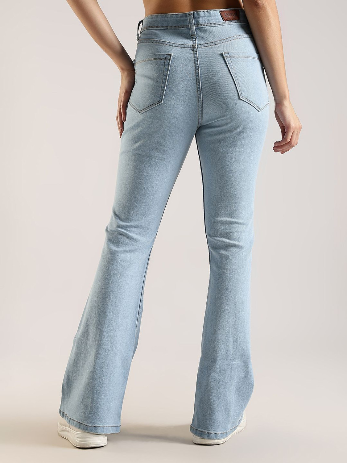 Image of zayla Boot-Leg Women Light Blue Jeans