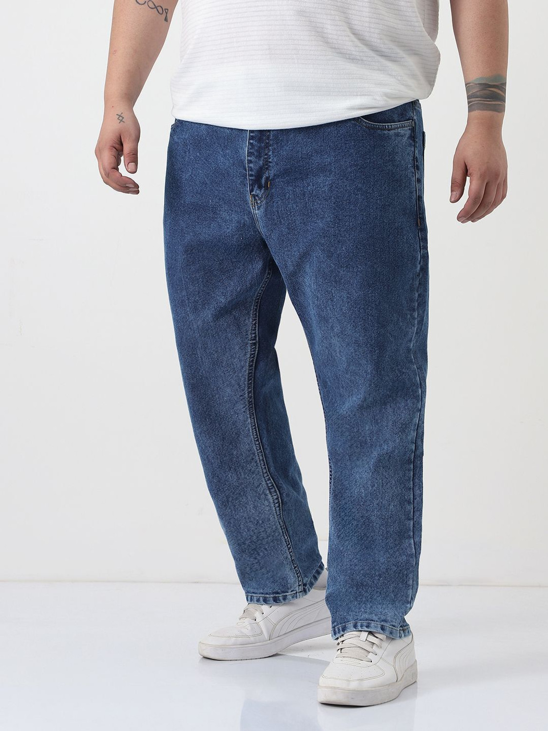 Image of Urbano Plus Slim Men Blue Jeans