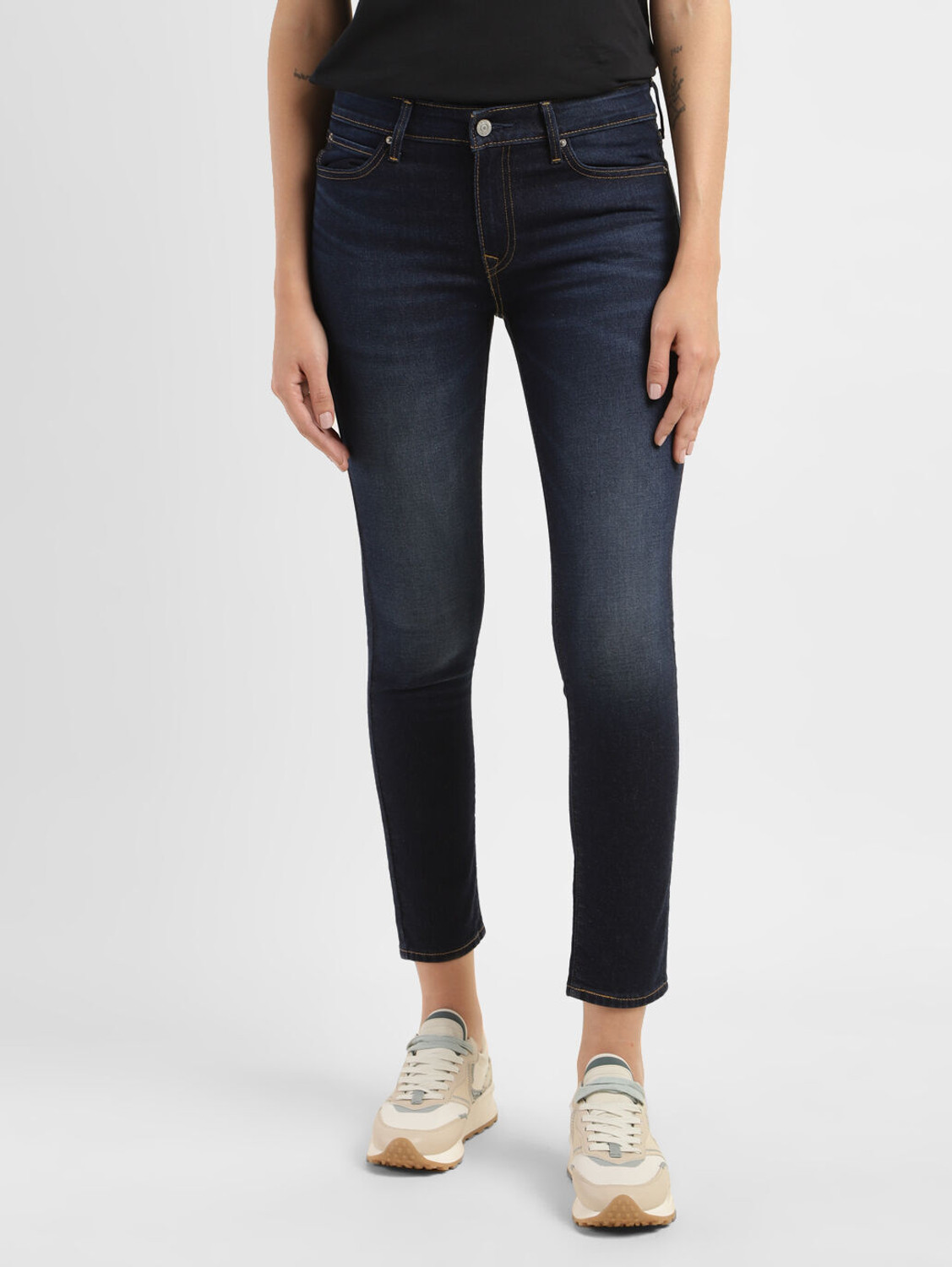 Image of LEVI'S 711 Skinny Women Blue Jeans