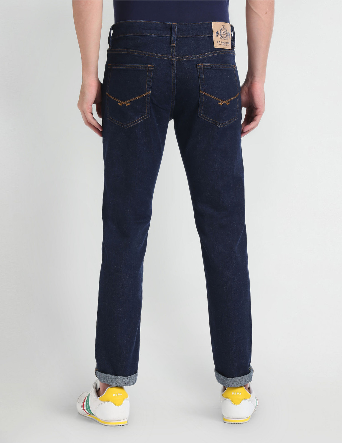 Image of U.S. POLO ASSN. Regular Men Dark Blue Jeans